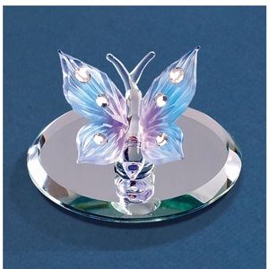 Glass Baron Blue Butterfly